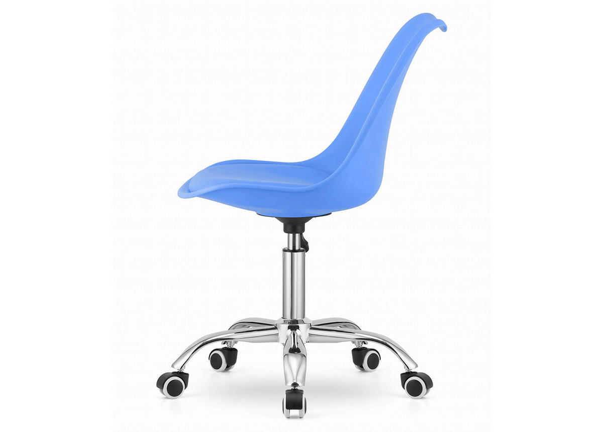 BÜROSTUHL Alba, hellblau - Hellblau, Kunststoff (48/91.5/56.5cm)