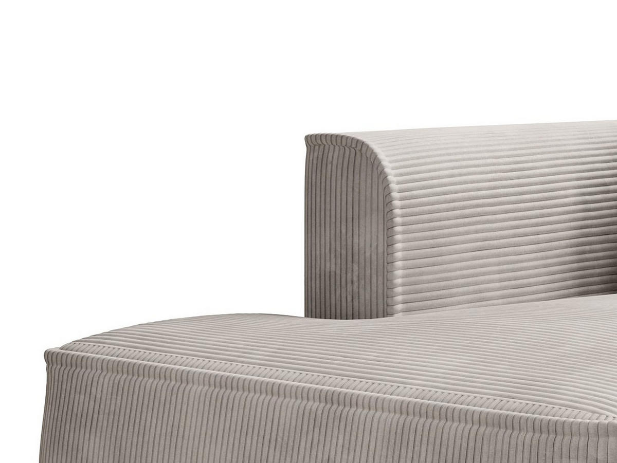 RECAMIERE ohne Schlaffunktion - 1 Person - stoff - beige Pineta - Beige, Textil (180/67/115cm) - Vente-Unique