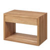 NACHTTISCH Hugo, Eiche, 30/55/39 cm - Eichefarben, Holz (55/39/30cm) - WOODEK