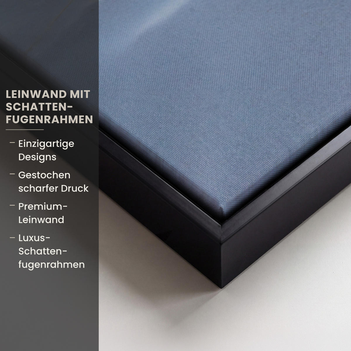 LEINWAND Bilder mit Rahmen - Strand - Sonne - Düne - Gras - Sand - Horizont - 100x70 - Hellblau, Textil (100/70cm) - MuchoWow