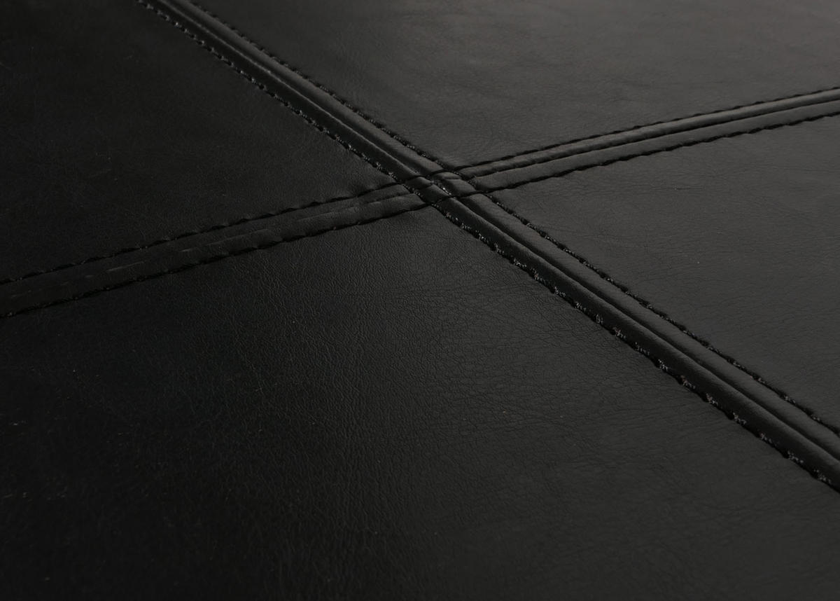 SITZBANK MIT AUFBEWAHRUNG XXL Schwarz - Schwarz, Textil (180/45/45cm) - MCW