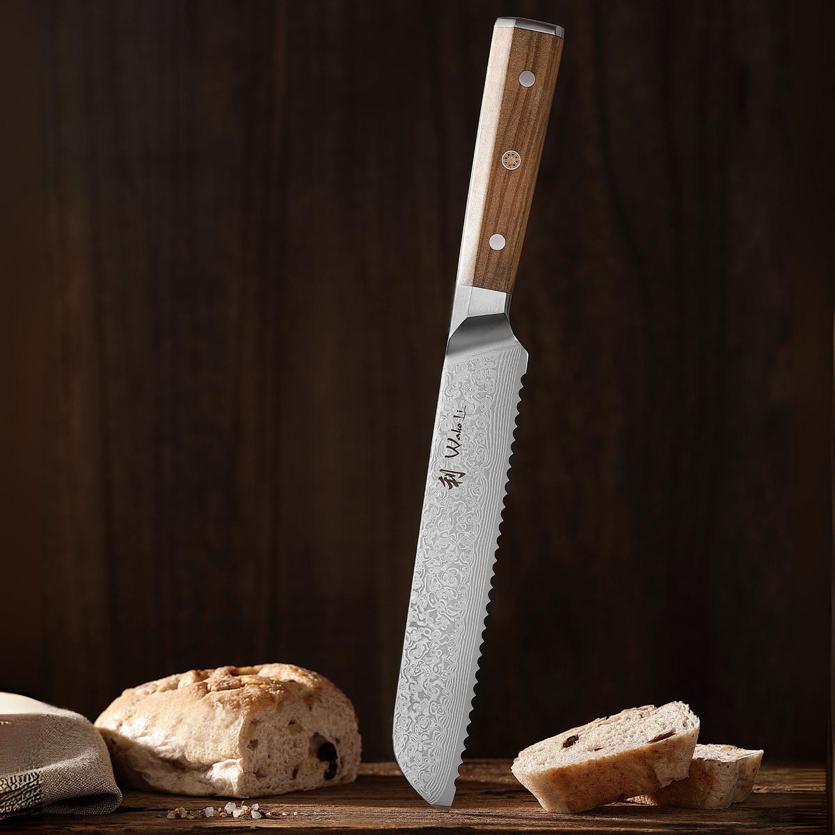 BROTMESSER 20 cm - Braun, Metall (34cm) - Wakoli