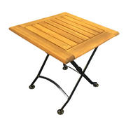 GARTENTISCH Flex - Akaziefarben, Holz (45/45/45cm) - Sedex
