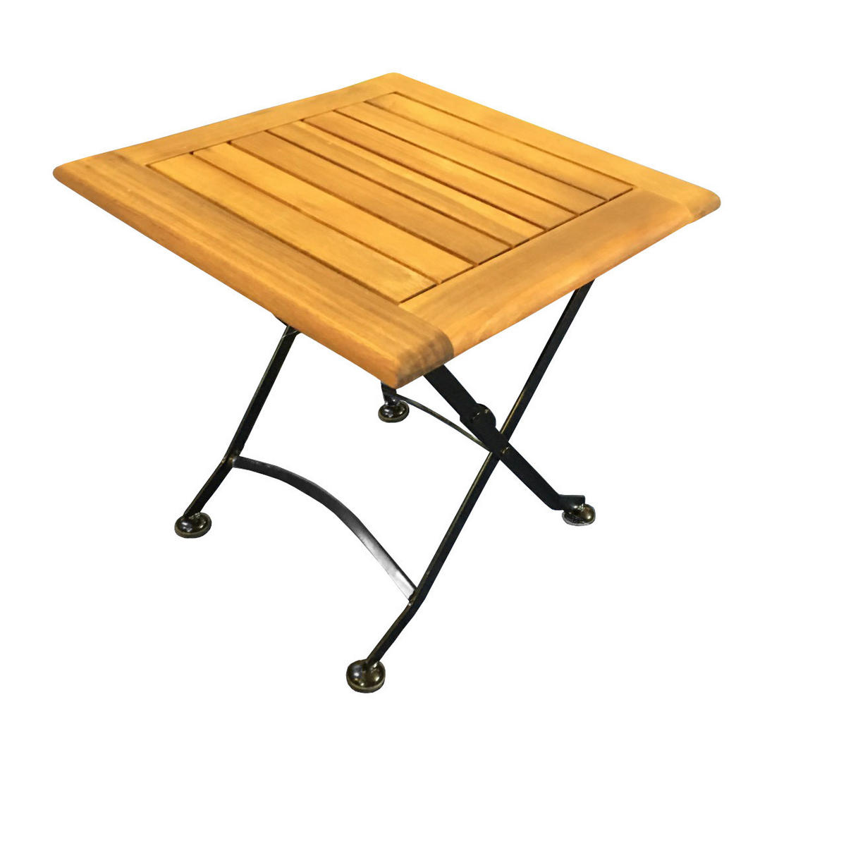 GARTENTISCH Flex - Akaziefarben, Holz (45/45/45cm) - Sedex