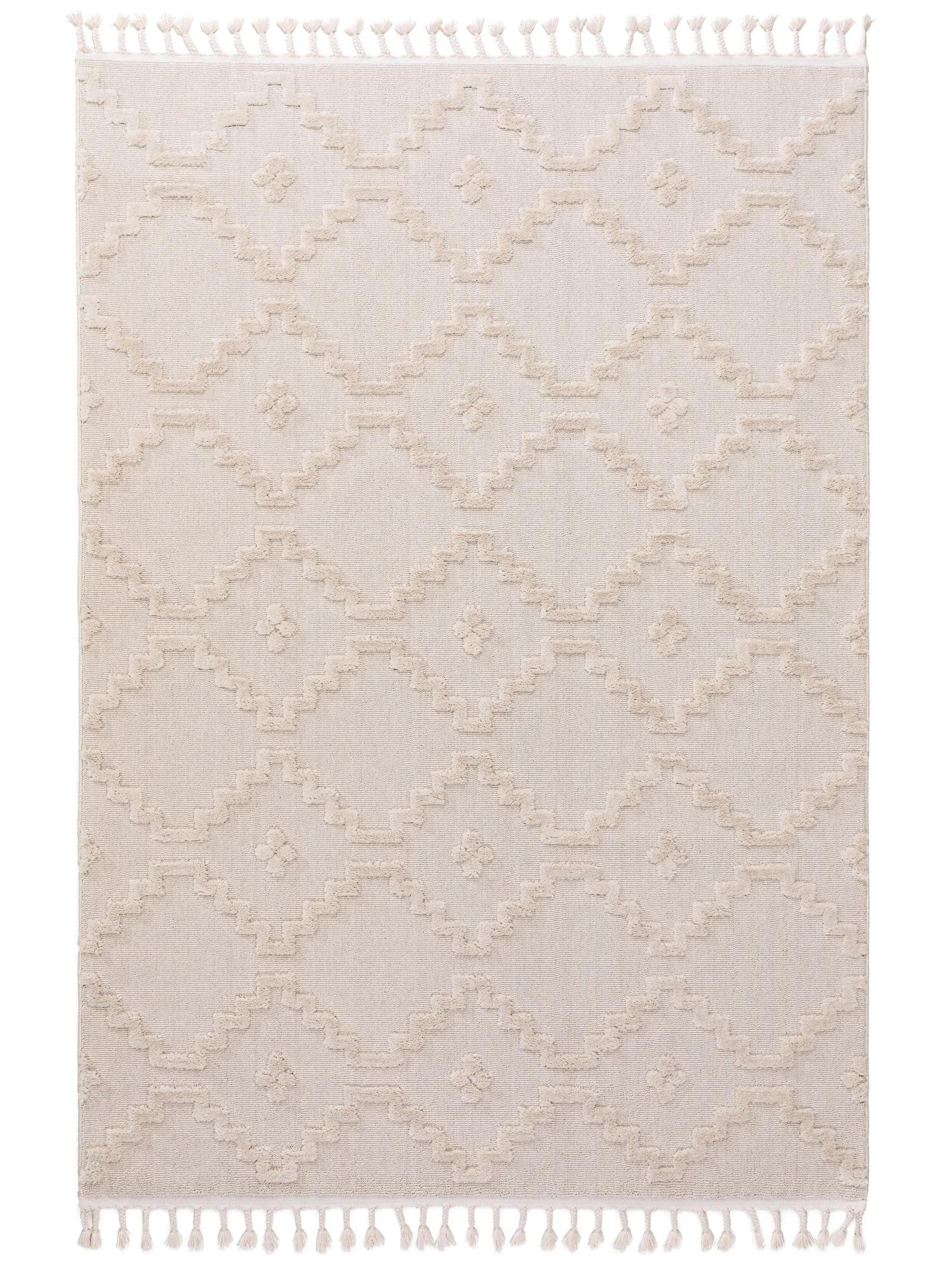 KOBEREC Oyo Krémová 160x230 cm - krémová, textil/přírodní materiály (160/230cm) - benuta Pop