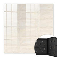 SCHLÜSSELBOX Schwarz 30x30 cm- Türöffnung nach rechts - Cremefarbener Stein - Creme, Metall (30/30/5cm) - TULUP