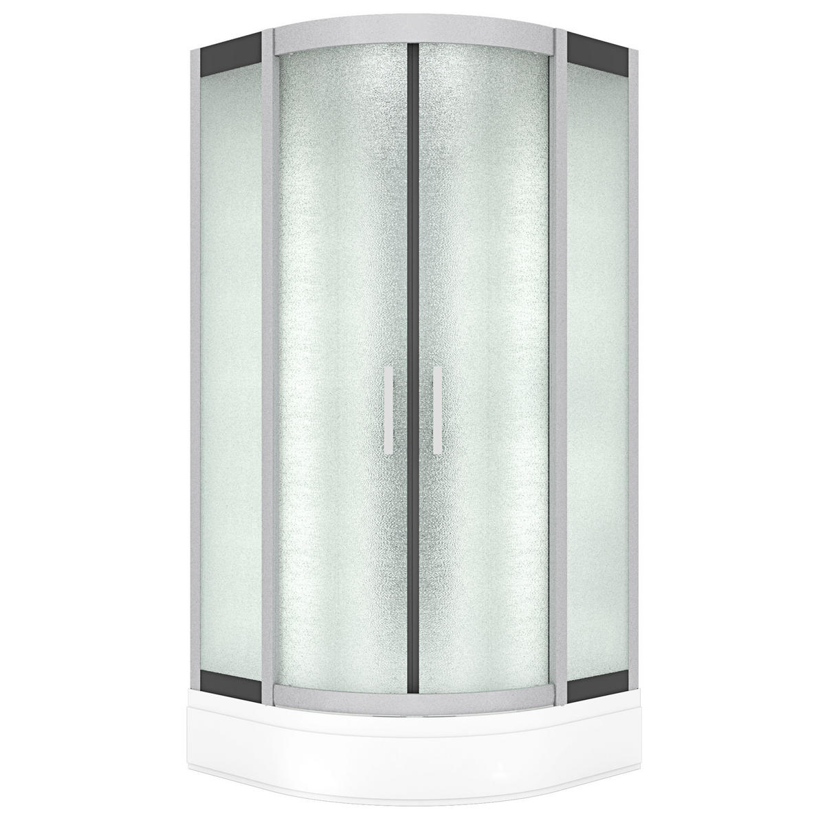 DAMPFDUSCHE Duschkabine D58-60M3-EC Weiß 100x100 - Weiß, Glas/Kunststoff (100/100/225cm) - AcquaVapore by Sandra Jentho