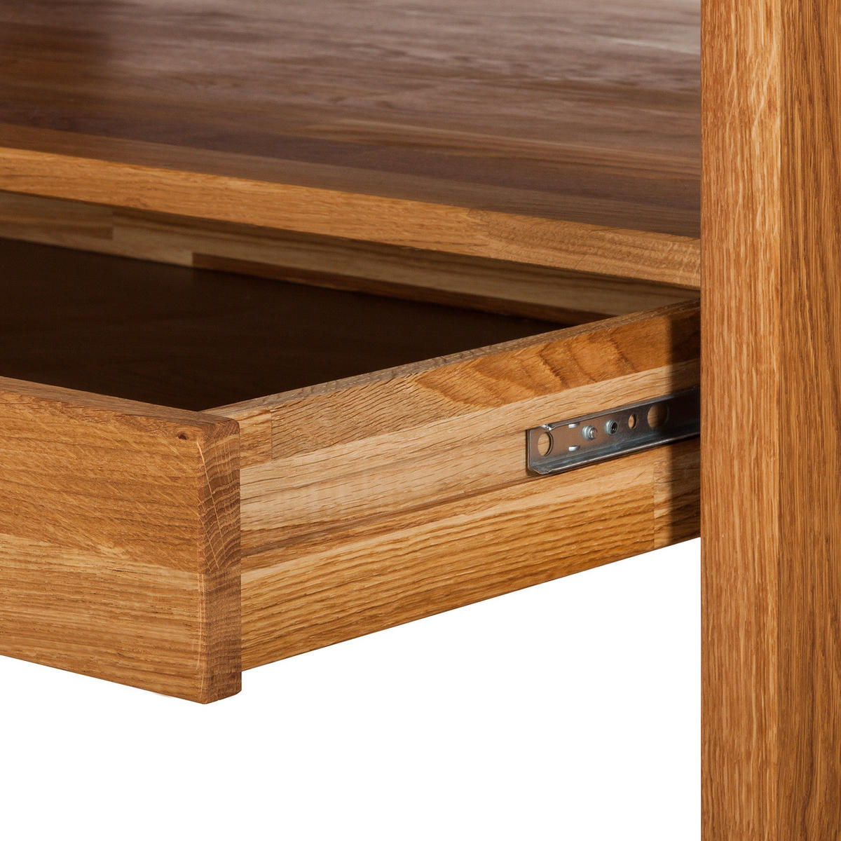 COUCHTISCH - Massivholz - Eichefarben, Holz (70/110/47cm) - home24