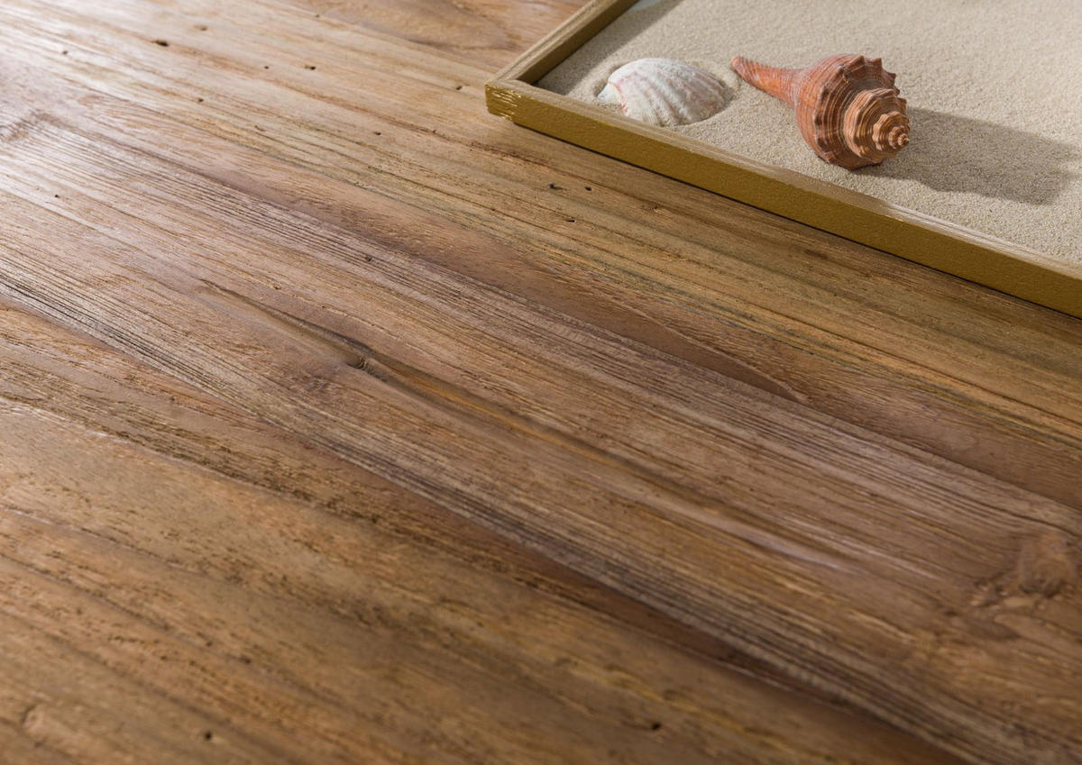 BASSANO Couchtisch #160 120x80x45 rec. Teak natur - Naturfarben, Holz (120/80/45cm) - Massivmoebel24