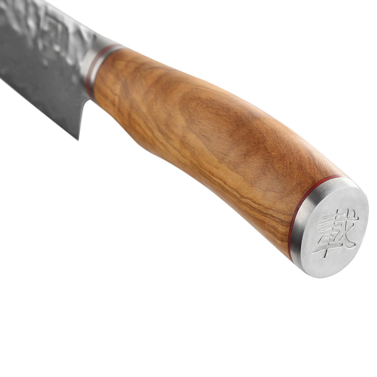 CHEFMESSER 20 cm - Braun, Holz/Metall (33cm) - Zayiko