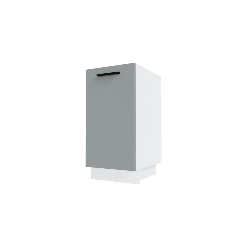 Feldmann-Wohnen Apothekerschrank Grau, Weiß 40x82x50 cm