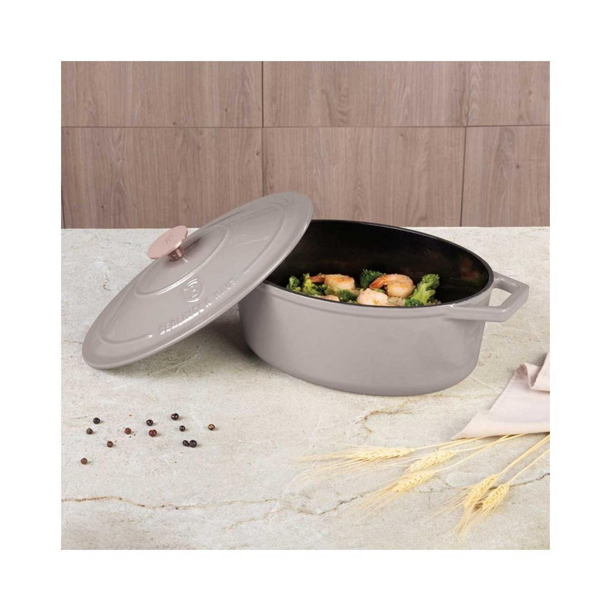 BRÄTER 30cm BH6541 - Grau, Metall (30/22/12cm) - Berlinger Haus