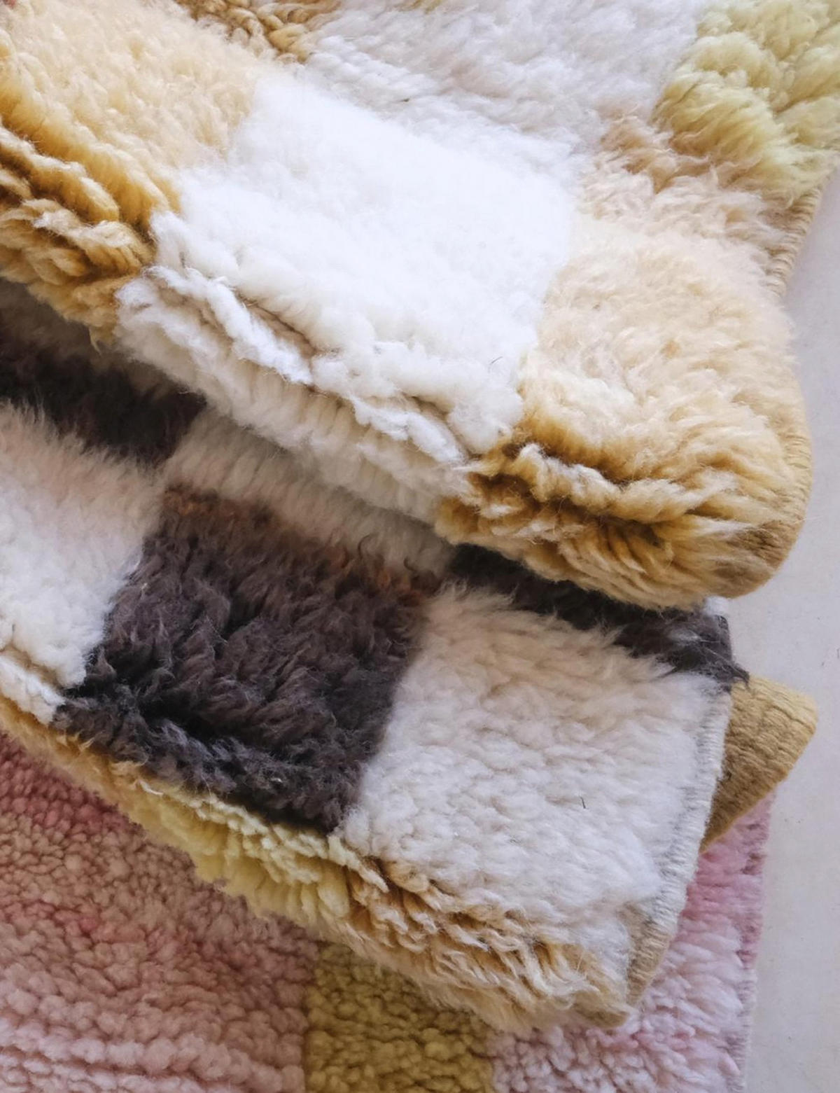 BERBERTEPPICH aus Wolle anspruchsvoll Design 200x 300 cm - Multicolor, Naturmaterialien (200/300cm) - AFK Living