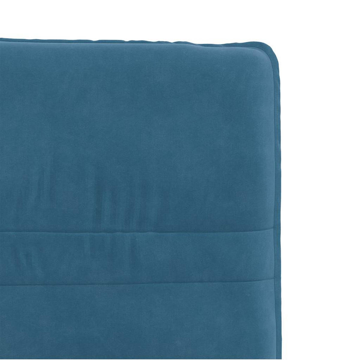 ESSZIMMERSTÜHLE Vera 4er-Set Blau Samt Polsterstühle - Blau, Textil (90/83/54cm) - DELUKE