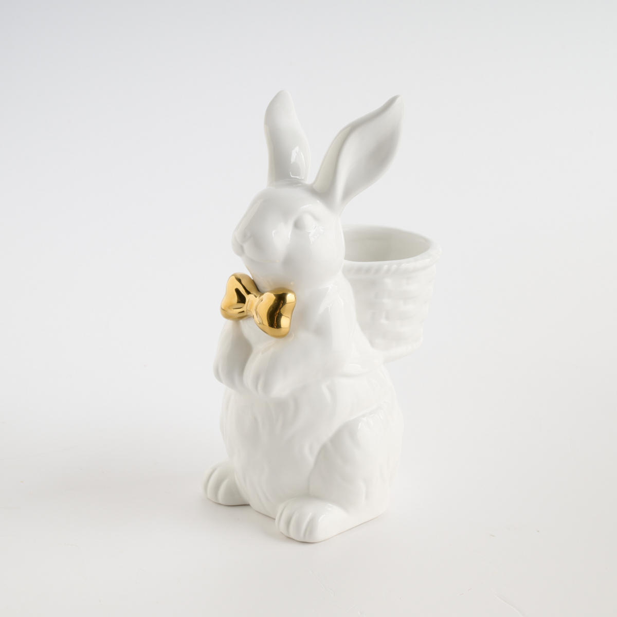 OSTERDEKO Snuggyhop - Weiß, Keramik (10/24/14cm) - home&you