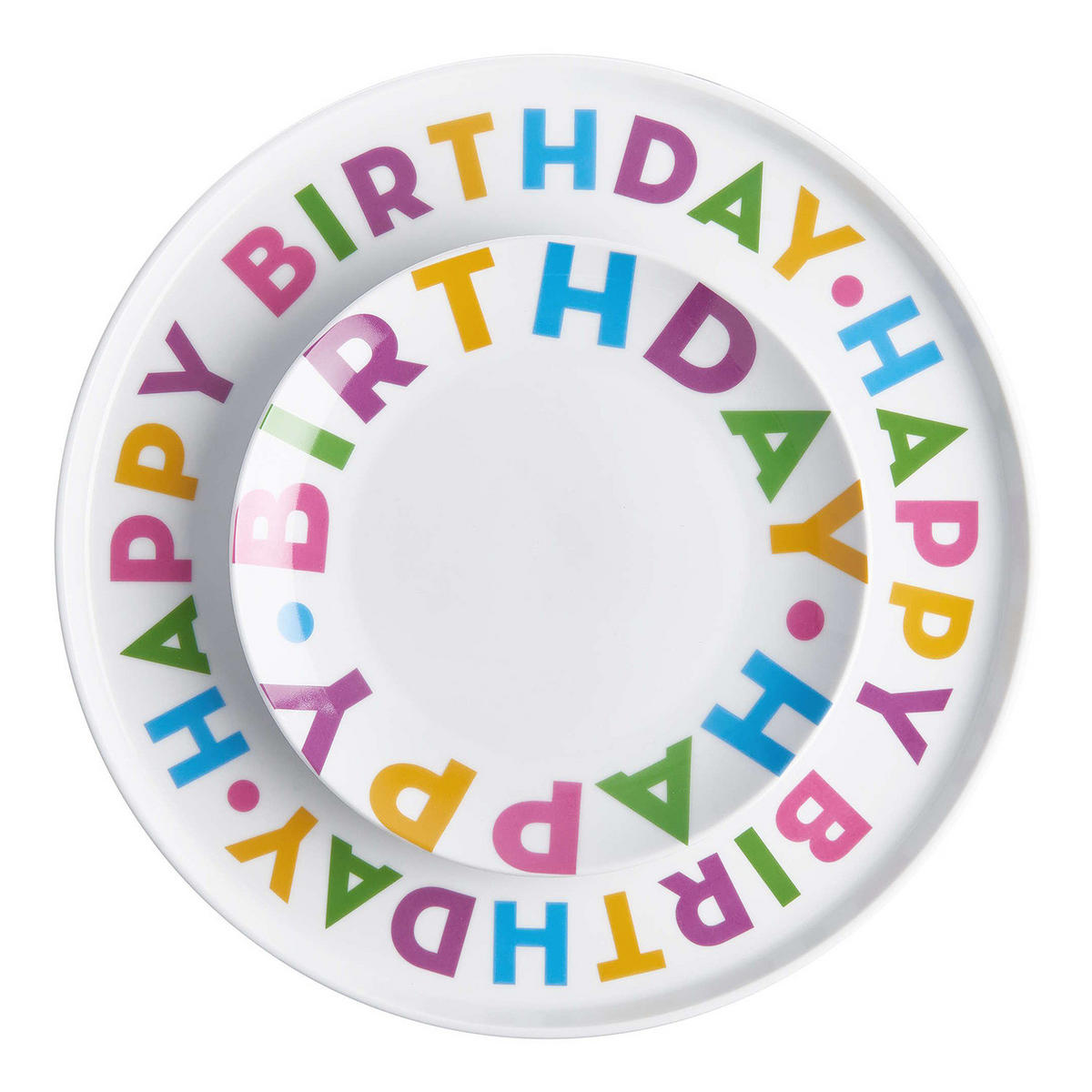 KUCHENPLATTE Happy Birthday - Multicolor, Keramik (32/1/32cm) - Butlers