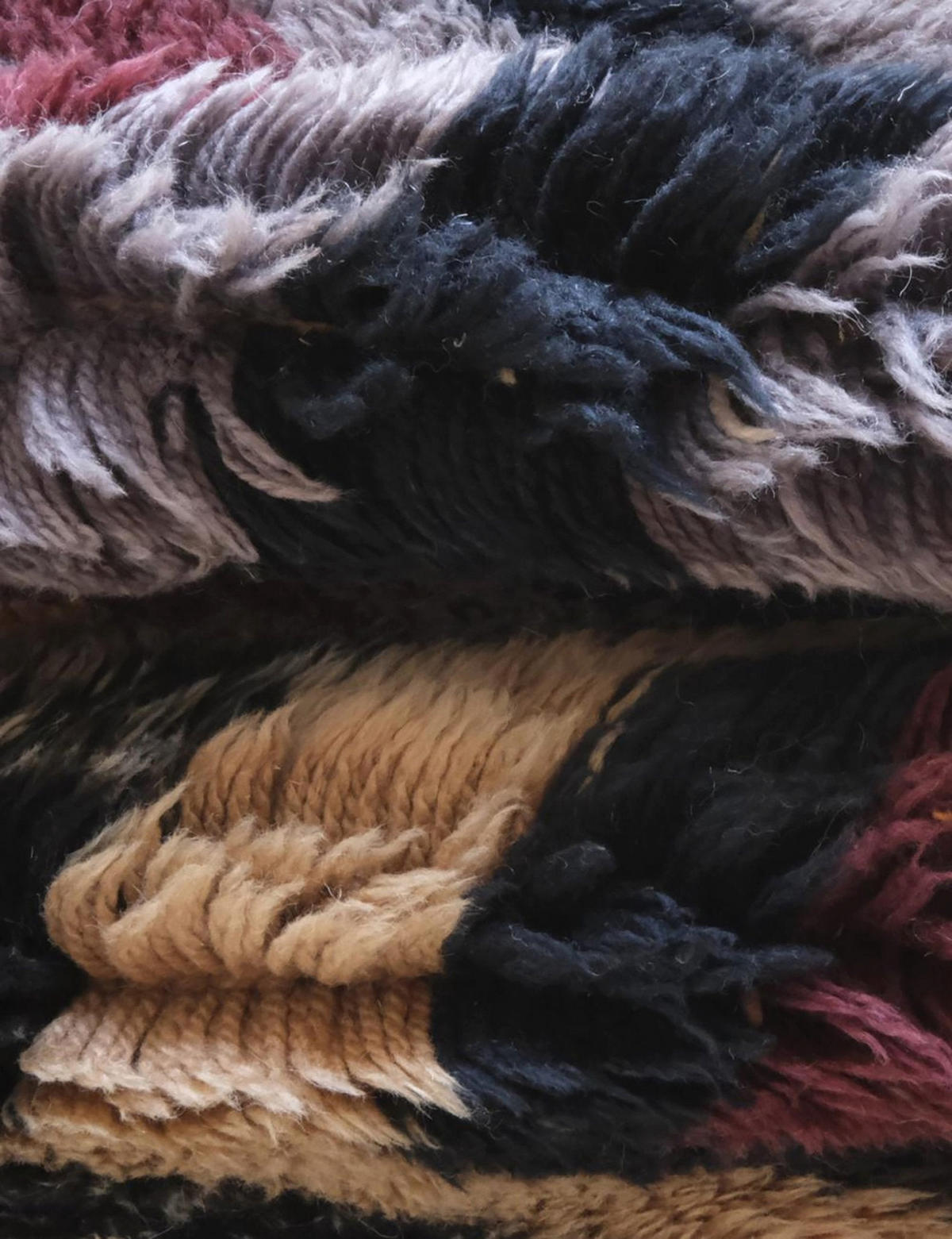 BERBERTEPPICH aus reiner Wolle 81x 312 cm - Multicolor, Naturmaterialien (81/312cm) - AFK Living