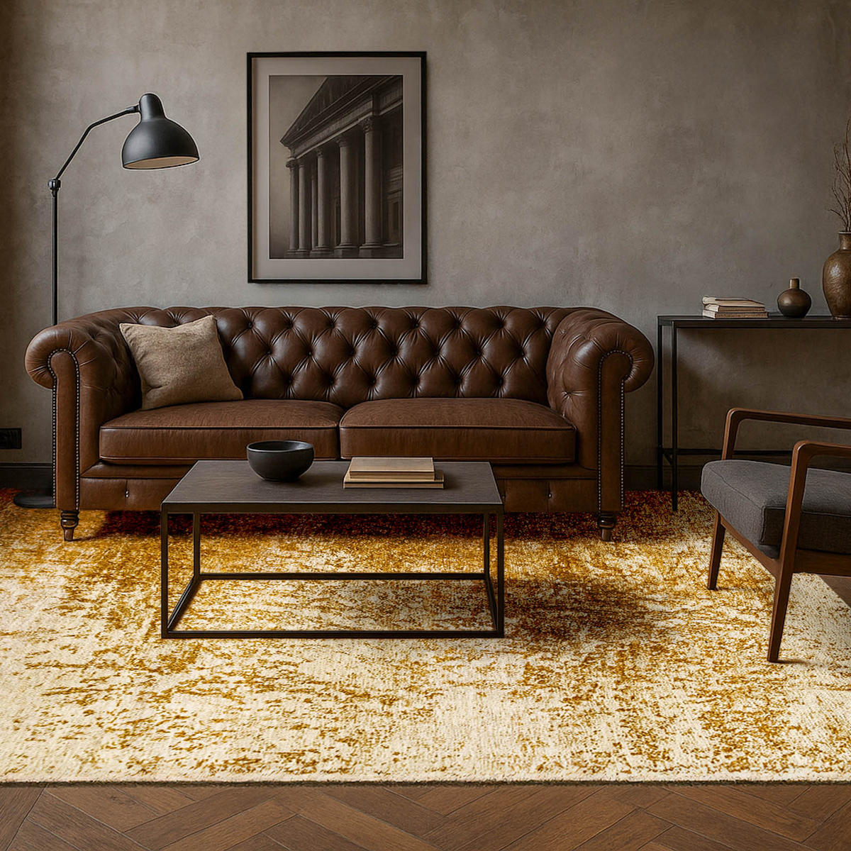 TEPPICH Reflect Toffee 170/240 cm - Braun, Textil (170/240cm) - Lola&Moi