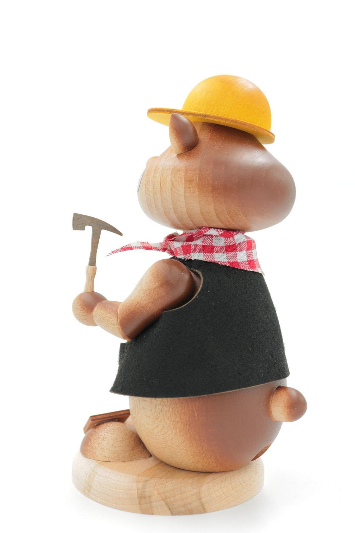 RAUCHFIGUR Hamster Dachdecker 18 cm - Multicolor, Holz (12/18/0.1cm)