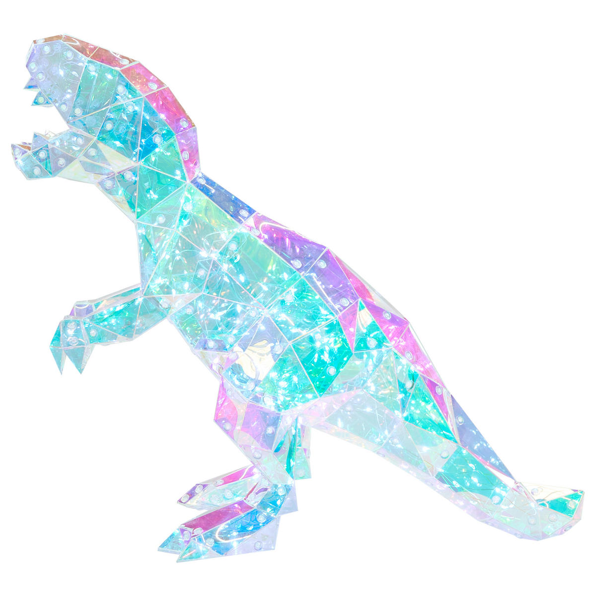 LED-DEKORATION Dinosaurier Bunt Tarjanex - Multicolor, Kunststoff (55/15/38cm) - Beliani
