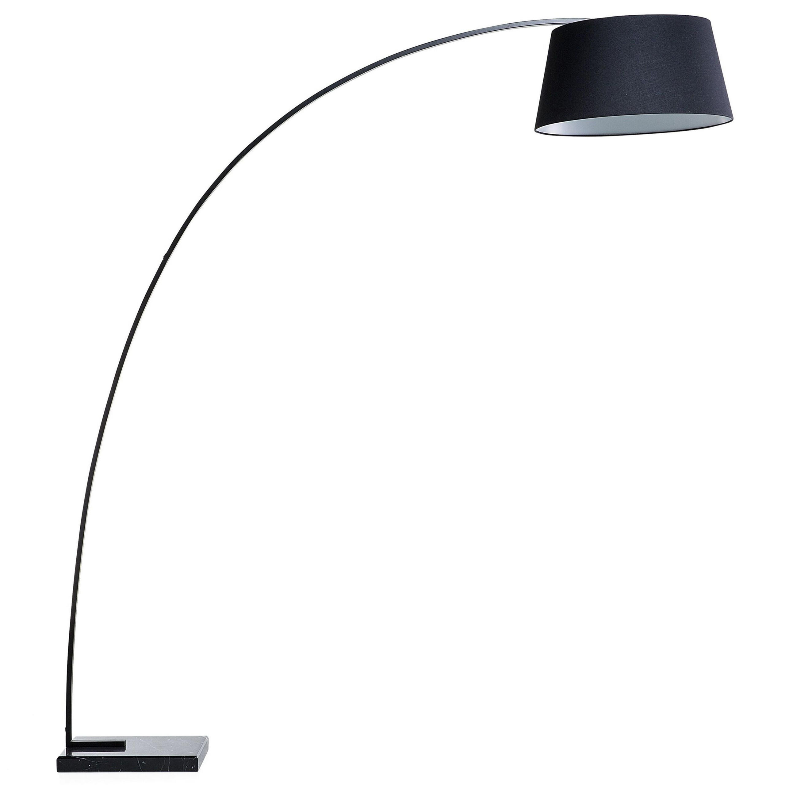 STEHLAMPE Benue 50/160/188 cm - Schwarz, Metall (50/160/188cm) - Beliani