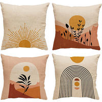 KISSENBEZÜGE – ohne Füllung – Beige – 45 x 45 cm – 4er-Set - Weiß, Textil (45/45cm)