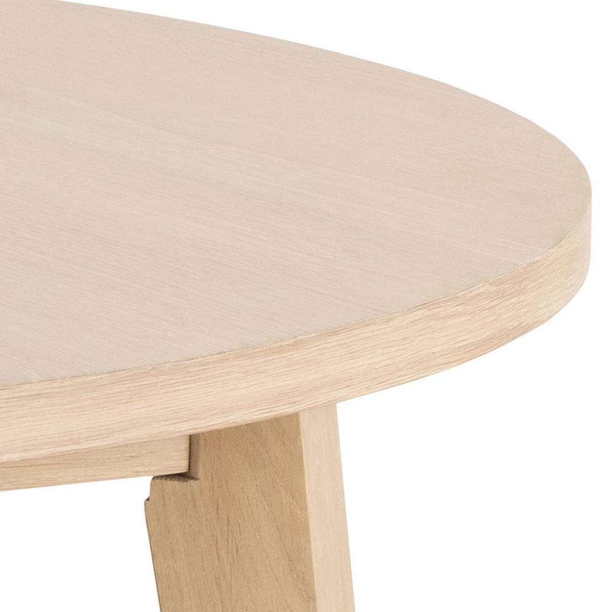 ESSTISCH Ø120cm Eichenfurnier - Alteiche, Holzwerkstoff (220/120/75cm) - ebuy24