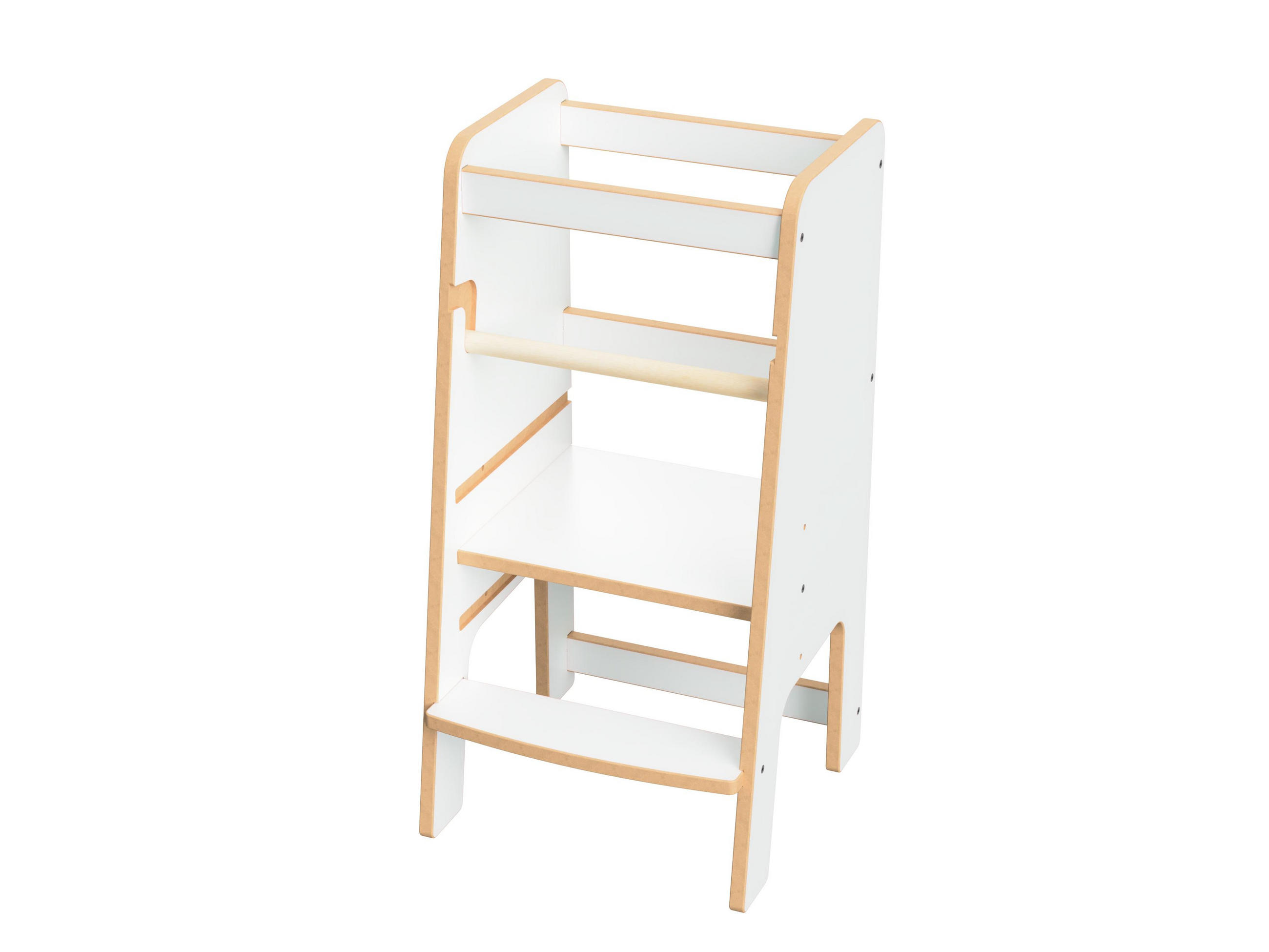 LERNTURM für Kinder - Weiß, Holzwerkstoff (40/80/40cm) - Mat-Haus