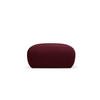 POUF Molino aus strukturiertem Stoff burgundfarben - Bordeaux, Textil (75/36/75cm) - Micadoni