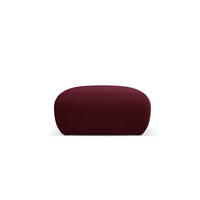 POUF Molino aus strukturiertem Stoff burgundfarben - Bordeaux, Textil (75/36/75cm) - Micadoni