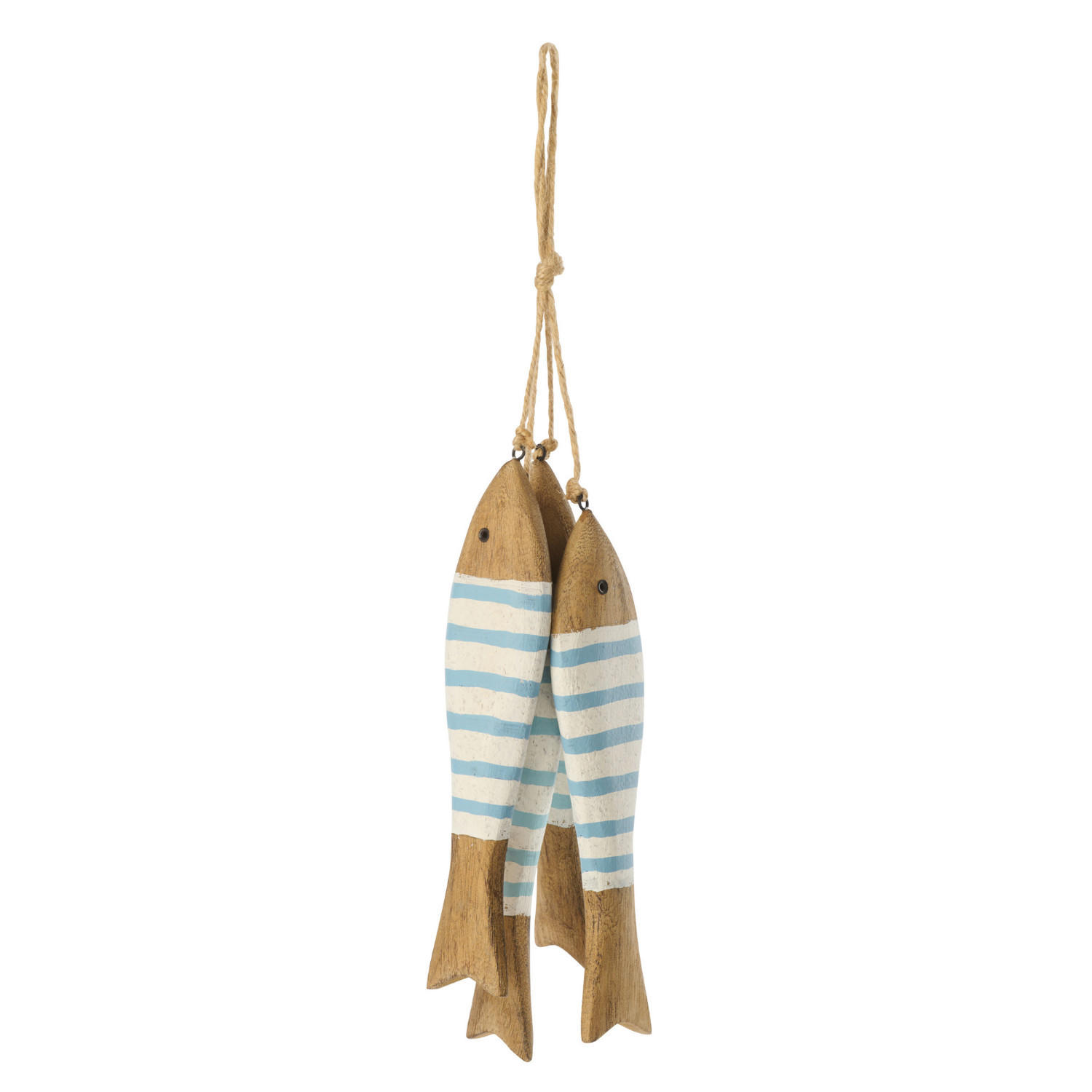 AUFHÄNGER FISCH NH (2ER SET) - Blau, Holz (5/2/31cm) - J-Line