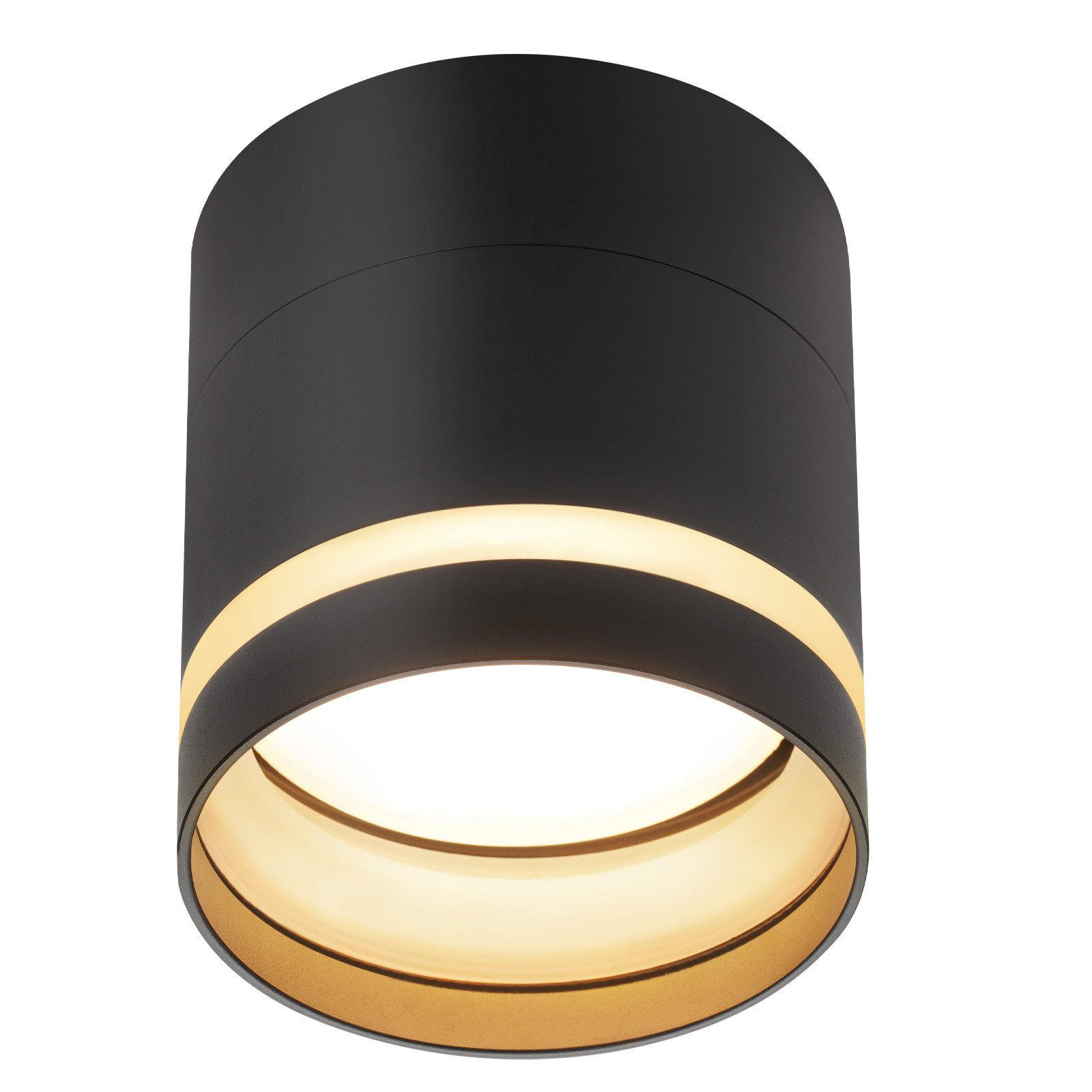 AUFBAUSTRAHLER Adams II 8.5/8.5/9.5cm - Schwarz, Metall (8.5/8.5/9.5cm) - Nettlife