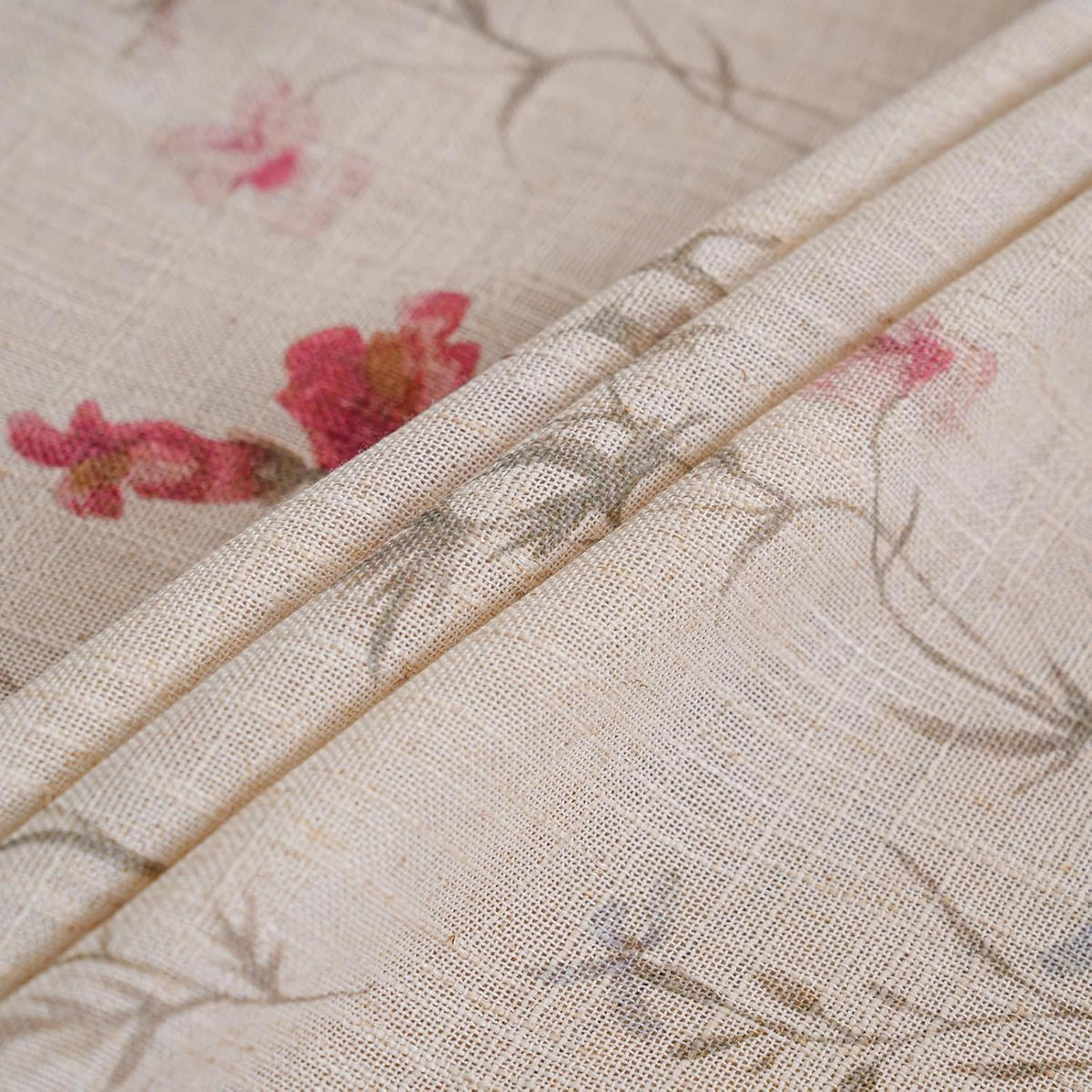 VORHÄNGE – 150 cm breit, 200 cm lang – 2 Schals - Weiß, Textil (200/1/150cm)