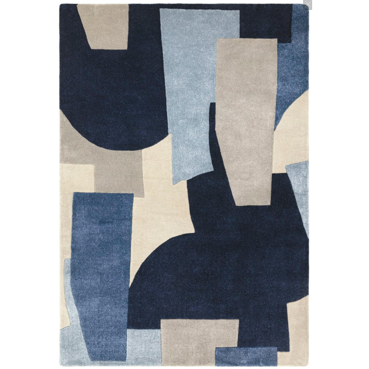 TEPPICH modern Design SEGGY Blau 120 x 170 cm - Blau, Textil (120/170cm) - Novatrend