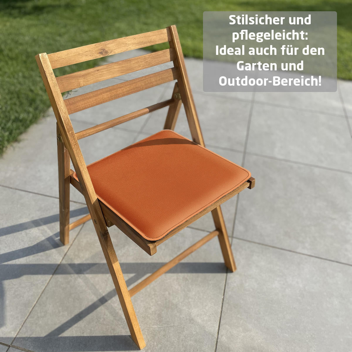 SITZKISSEN zum Wenden Filz und Kunstleder 6er Set - Dunkelgrau, Textil (35/35/2cm) - Miqio Design
