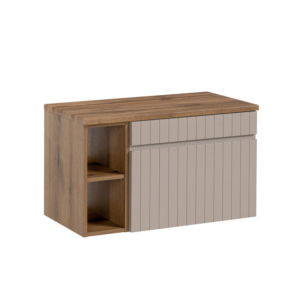 WASCHTISCHUNTERSCHRANK 80.4cm Zelie Kaschmir - Beige, Holzwerkstoff (80.4/48/46cm) - Petits-meubles