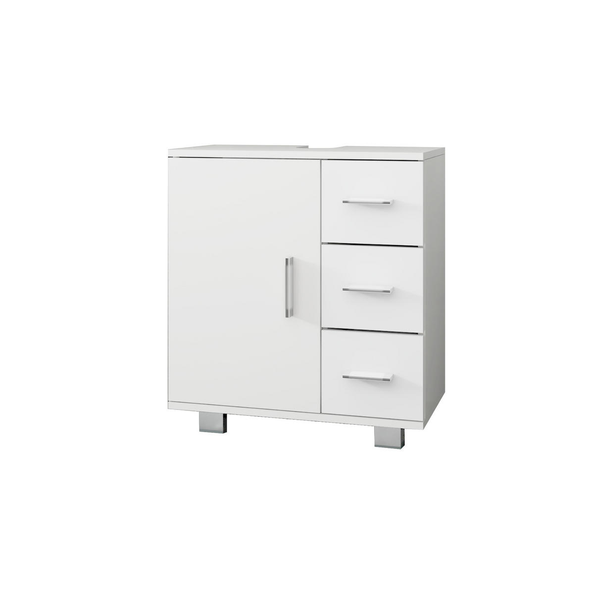 UNTERSCHRANK - Weiß, Holzwerkstoff (60/60.8/33cm) - ML-DESIGN