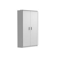 KLEIDERSCHRANK Joker in Weiß mit Beton - Eckkleiderschrank - Weiß, Holzwerkstoff (95/199/95cm)