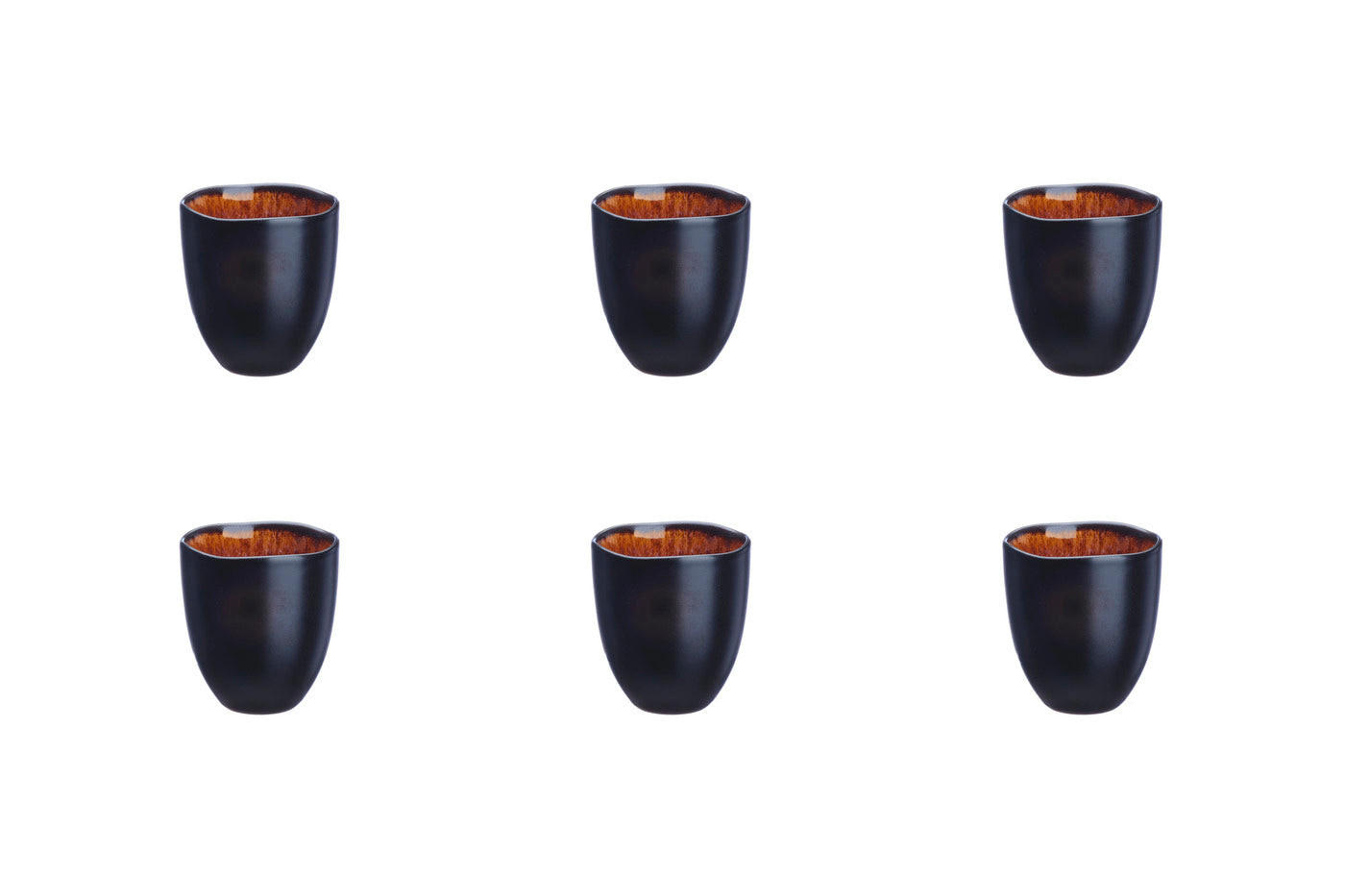 BECHER Iris 150ml - 6er-Set - Wildbraun - Braun, Keramik (0.15L) - Björn