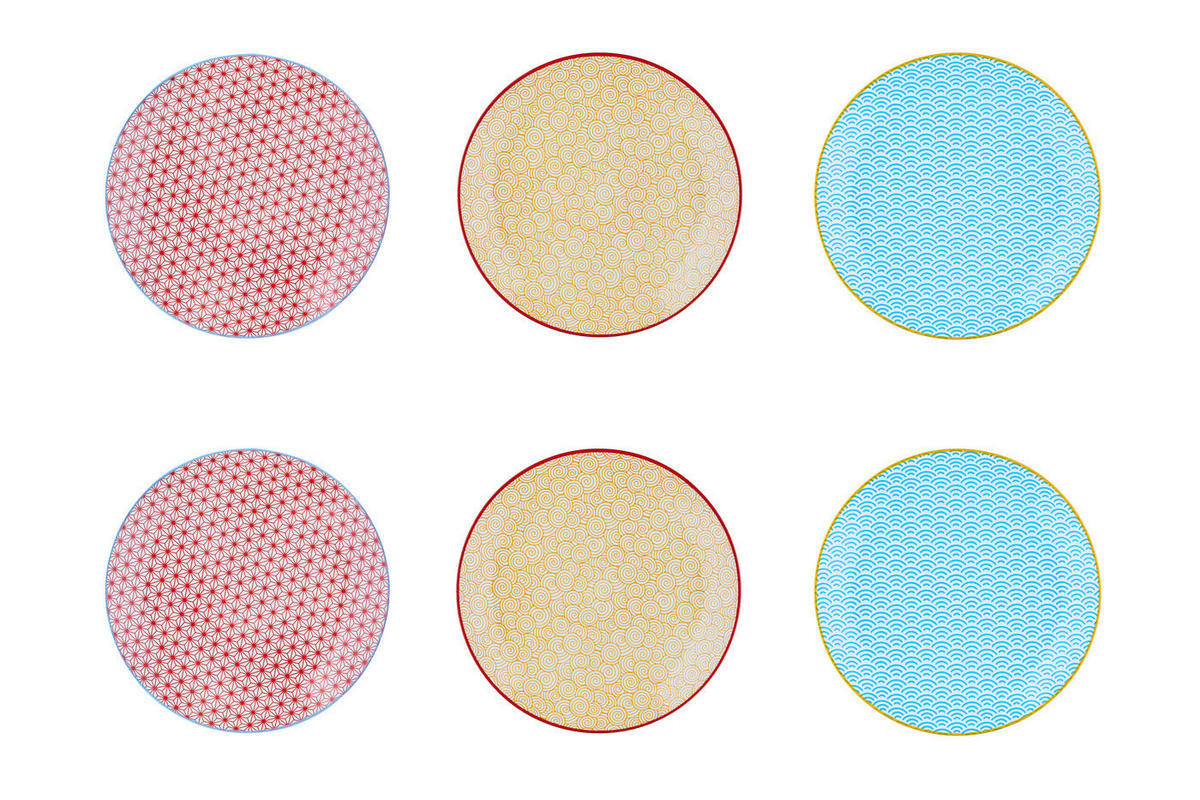 SERVICE Die Essentials - 18 Teile - Color - Blau, Keramik (1/1/1cm) - Björn