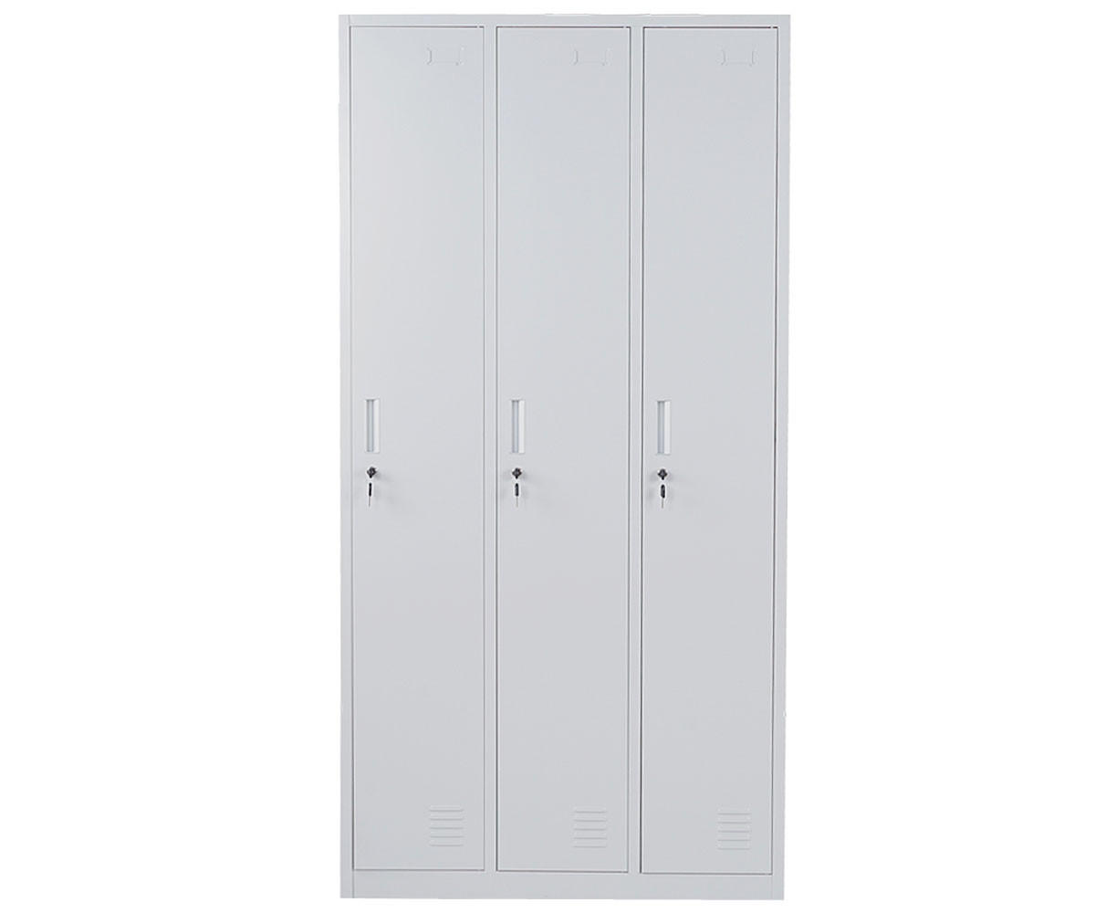 SCHLIESSFACH Grau - Grau, Metall (90/180/50cm) - MCW