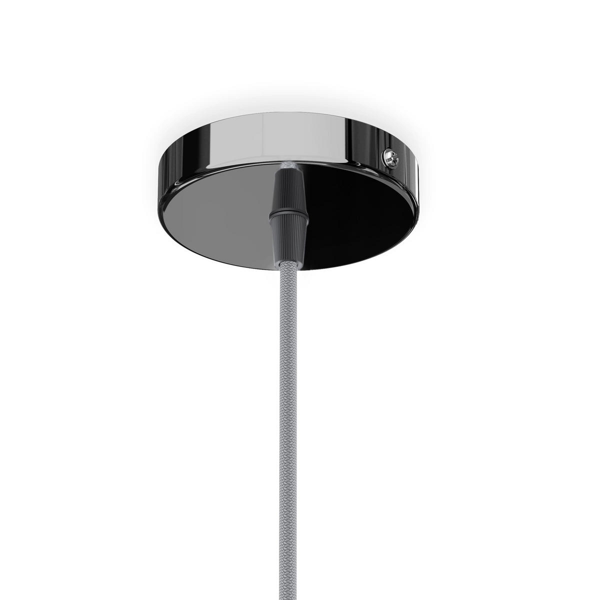 PENDELLEUCHTE ELISA grau 15 W - Grau, Metall (10/10/2cm) - Rendl