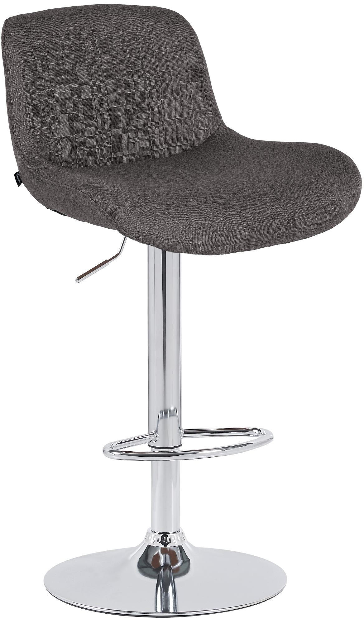 furnicato Barhocker Dunkelgrau 50x85x50 cm