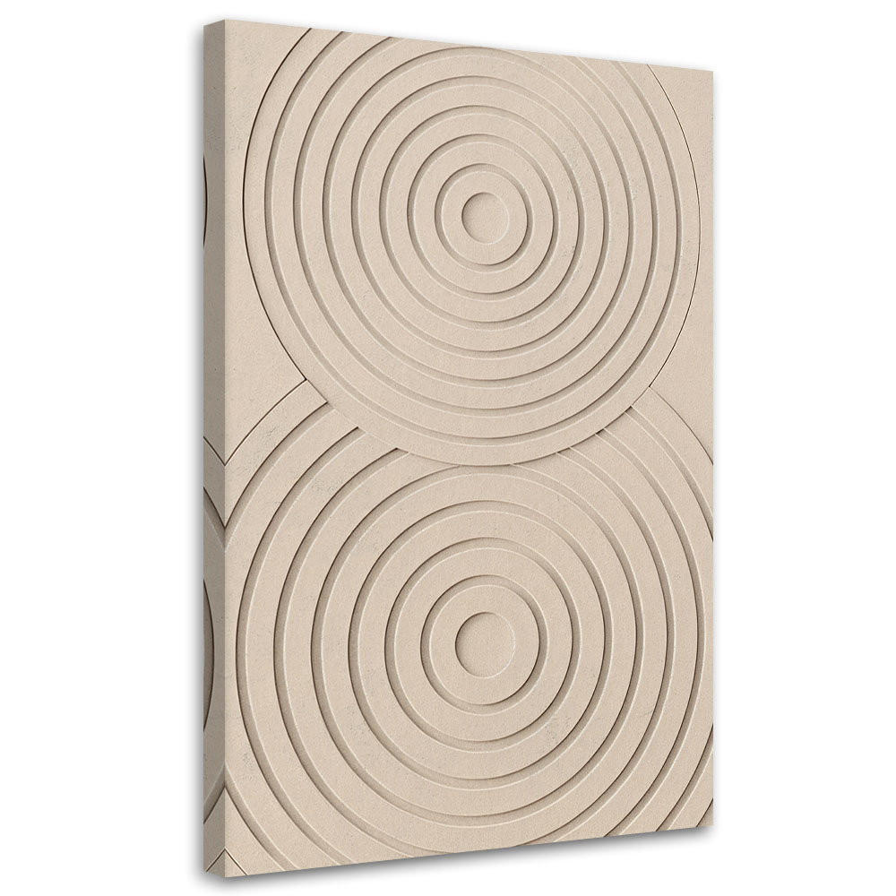 KUNSTDRUCK Beige 40/60 cm - Beige, Textil (40/60cm) - KUNSTLOFT