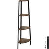 ECKREGAL Newbridge,inklusive Kippschutz, 34 x 34 x 125 cm,Industrial Holz dunkel, rustikal - Rostfarben, Holzwerkstoff (34/125/34cm) - tectake