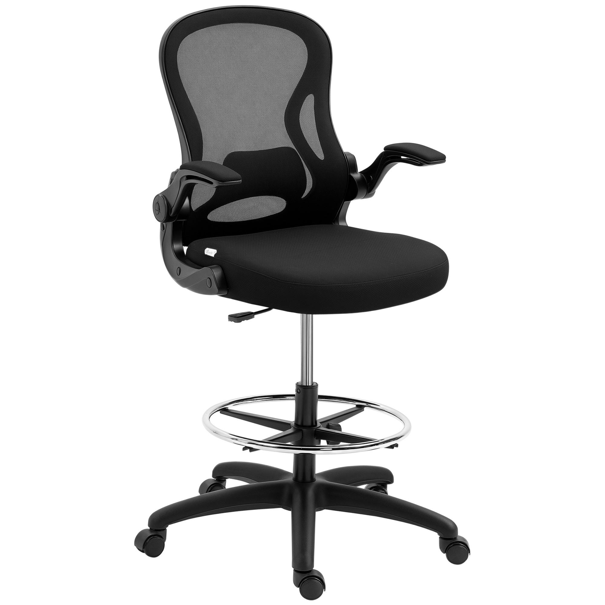 DREHSTUHL DE-05218 Höhenverstellbar mit Fußstütze Schwarz - Schwarz, Metall (65/122/59cm) - ComfortXL