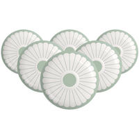 CAPPUCCINOUNTERTASSEN Fleur Couleur Vert ø 17,5 cm 6er Set - Grün, Keramik (17.5cm) - Villeroy & Boch