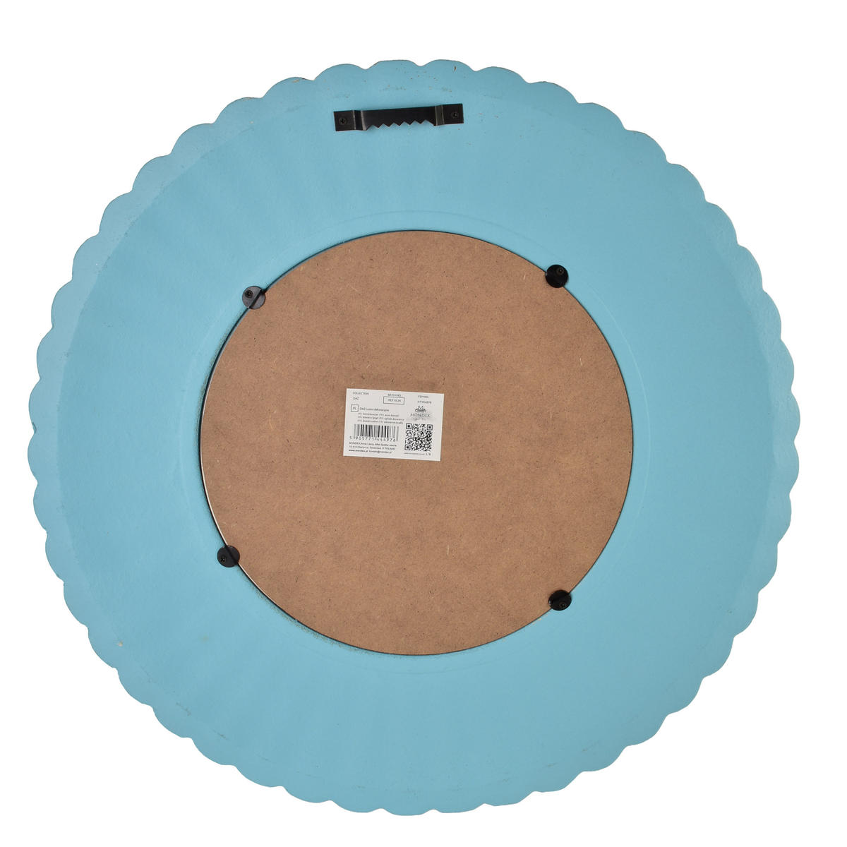 DEKOSPIEGEL Daz Türkis 40/40/3 cm Holz - Türkis, Holz (40/3/40cm) - Mondex