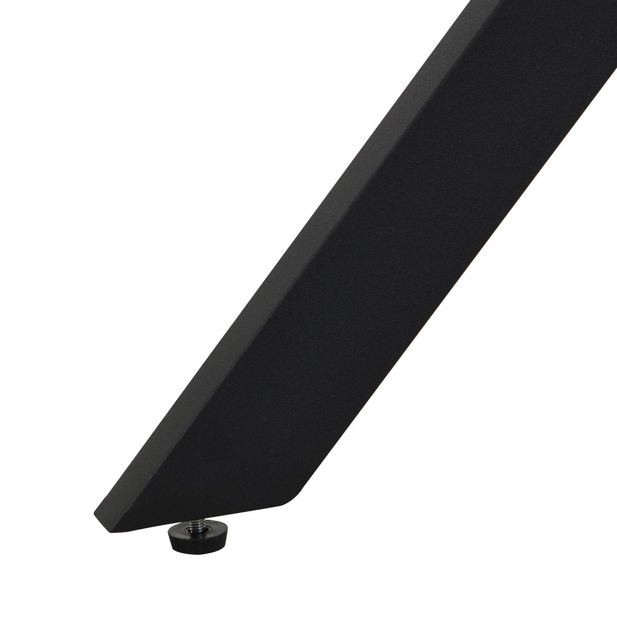 ESSTISCH Weiß und Schwarz 150-180/70/76 cm - Weiß, Holzwerkstoff (180/70/76cm) - Urban Meuble
