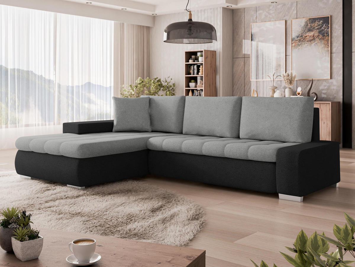 ECKSOFA Orkan Mini - Multicolor, Holz/Textil (265/185cm) - MIRJAN24